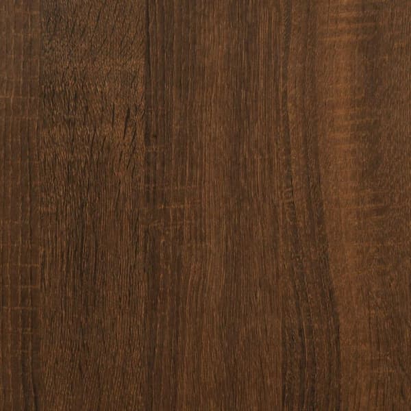 vidaXL Stereobänk brun ek 84,5x38x48 cm konstruerat trä