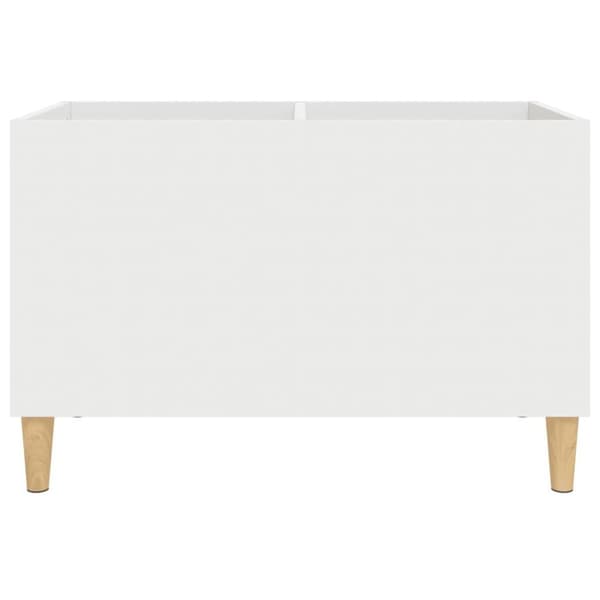 vidaXL Stereobänk vit 74,5x38x48 cm konstruerat trä