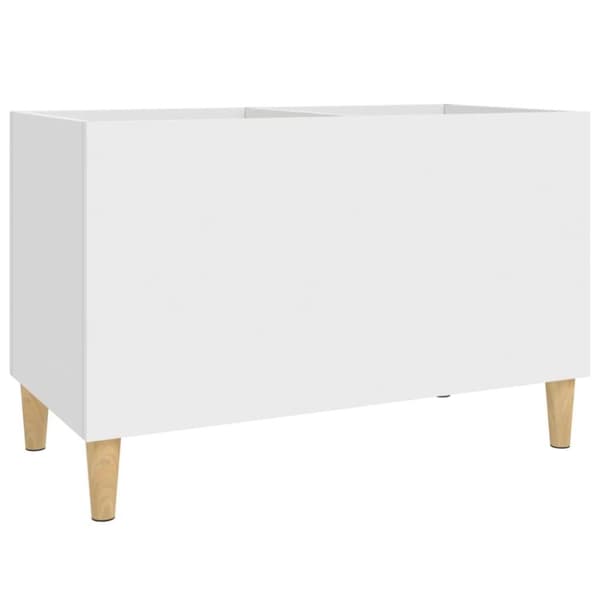 vidaXL Stereobänk vit 74,5x38x48 cm konstruerat trä