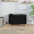 Miniatyrbilde 3 av 8: vidaXL Hifi-benk svart 74,5x38x48 cm konstruert tre