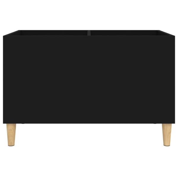 vidaXL Hifi-benk svart 74,5x38x48 cm konstruert tre