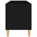 Miniatyrbilde 6 av 8: vidaXL Hifi-benk svart 74,5x38x48 cm konstruert tre