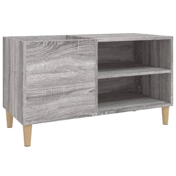 vidaXL vinylskab 84,5x38x48 cm konstrueret træ grå sonoma-eg