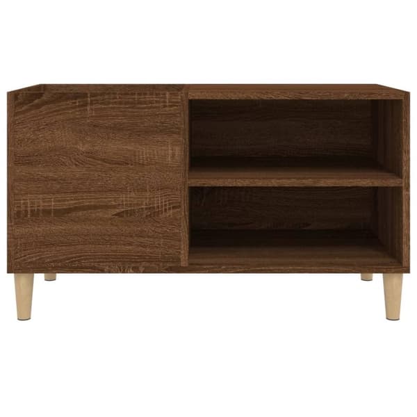 vidaXL vinylskab 84,5x38x48 cm konstrueret træ brun egetræsfarve