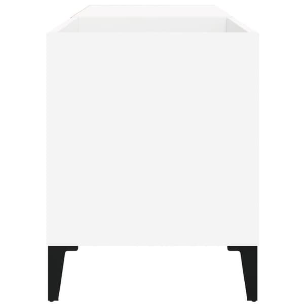 vidaXL vinylskab 84,5x38x48 cm konstrueret træ hvid