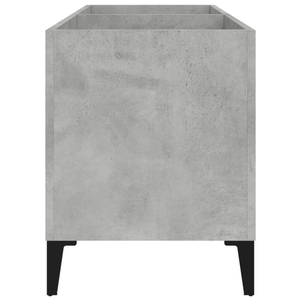 vidaXL Hifi-benk betonggrå 74,5x38x48 cm konstruert tre