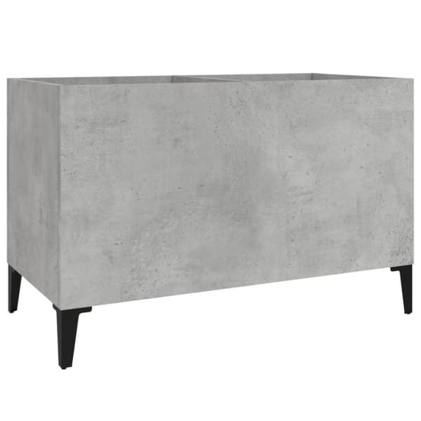 vidaXL Hifi-benk betonggrå 74,5x38x48 cm konstruert tre