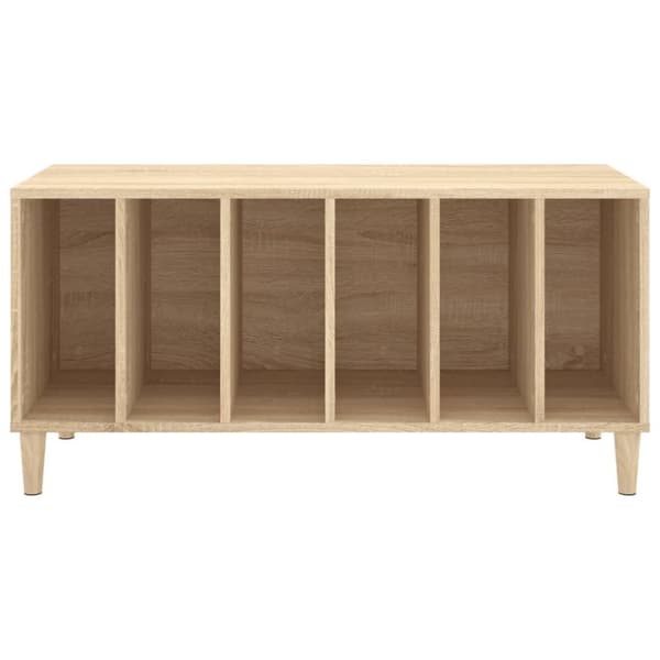 vidaXL Stereobänk sonoma-ek 100x38x48 cm konstruerat trä
