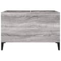 Miniatyrbilde 5 av 8: vidaXL Hifi-benk grå sonoma 74,5x38x48 cm konstruert tre