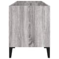 Miniatyrbilde 6 av 8: vidaXL Hifi-benk grå sonoma 74,5x38x48 cm konstruert tre