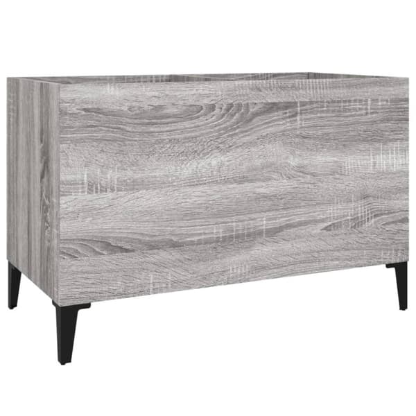 vidaXL Hifi-benk grå sonoma 74,5x38x48 cm konstruert tre