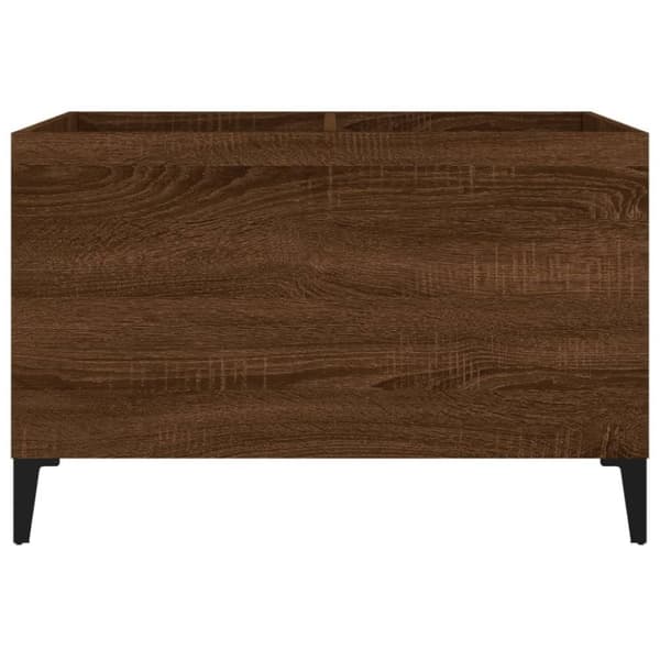vidaXL Hifi-benk brun eik 74,5x38x48 cm konstruert tre