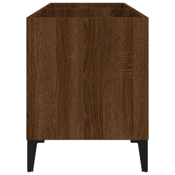 vidaXL Hifi-benk brun eik 74,5x38x48 cm konstruert tre