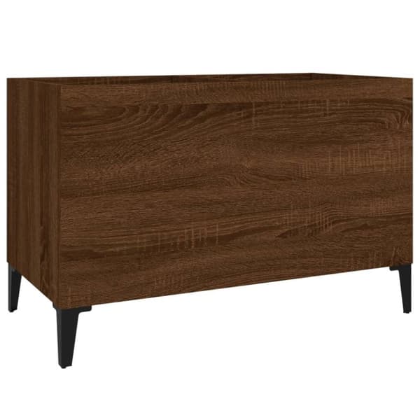 vidaXL Hifi-benk brun eik 74,5x38x48 cm konstruert tre