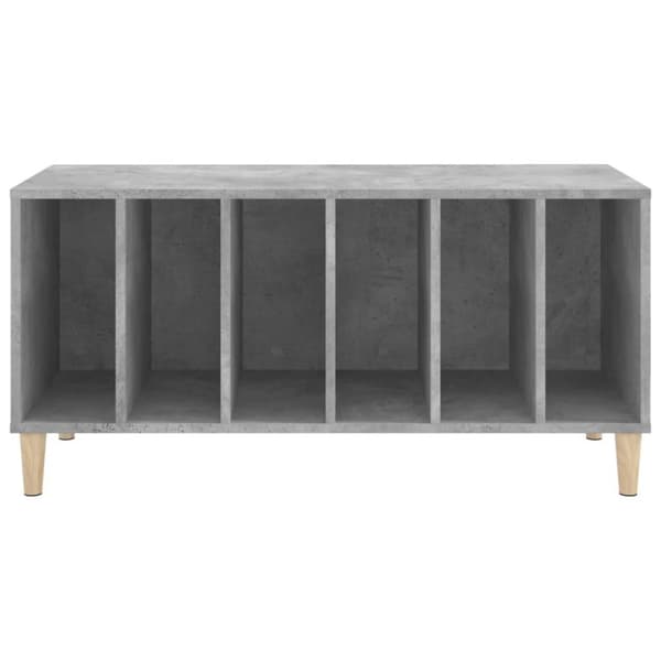 vidaXL Hifi-benk betonggrå 100x38x48 cm konstruert tre