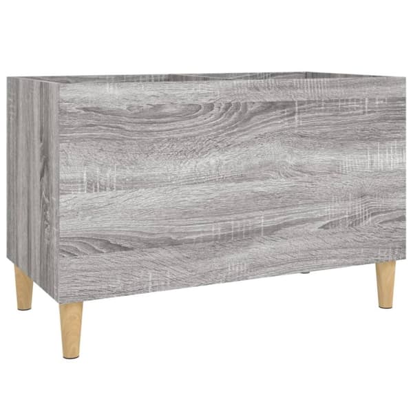 vidaXL vinylskab 74,5x38x48 cm konstrueret træ grå sonoma-eg