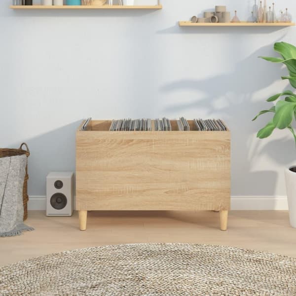 vidaXL vinylskab 74,5x38x48 cm konstrueret træ sonoma-eg