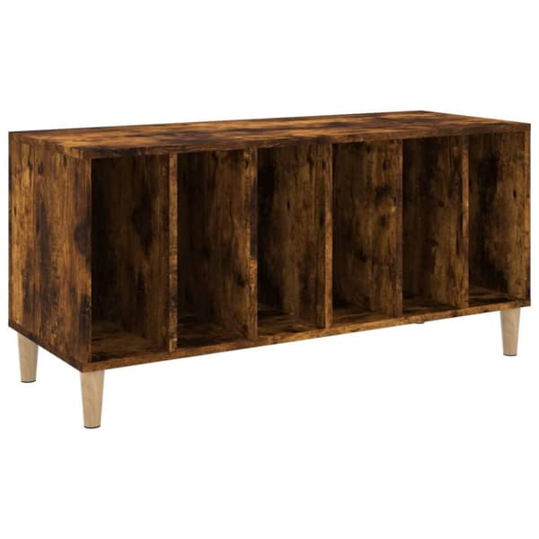 vidaXL vinylskab 100x38x48 cm konstrueret træ røget egetræsfarve