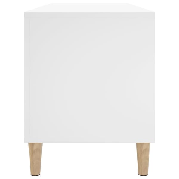 vidaXL LP-levyjen säilytyskaappi valkoinen 100x38x48 cm tekninen puu