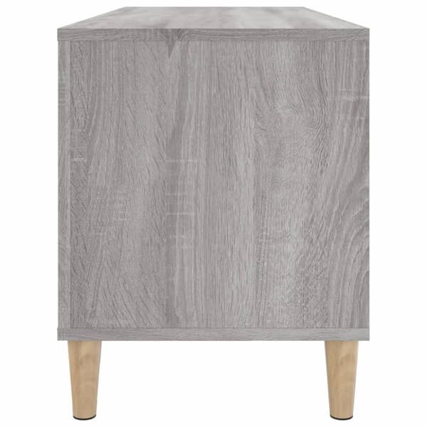 vidaXL vinylskab 100x38x48 cm konstrueret træ grå sonoma-eg