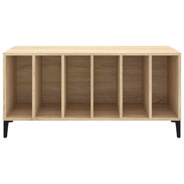 vidaXL Hifi-benk sonoma eik 100x38x48 cm konstruert tre