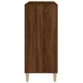 Miniatyrbilde 6 av 10: vidaXL Hifi-benk brun eik 84,5x38x89 cm konstruert tre