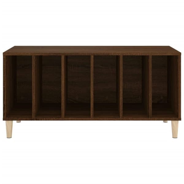 vidaXL vinylskab 100x38x48 cm konstrueret træ brun egetræsfarve