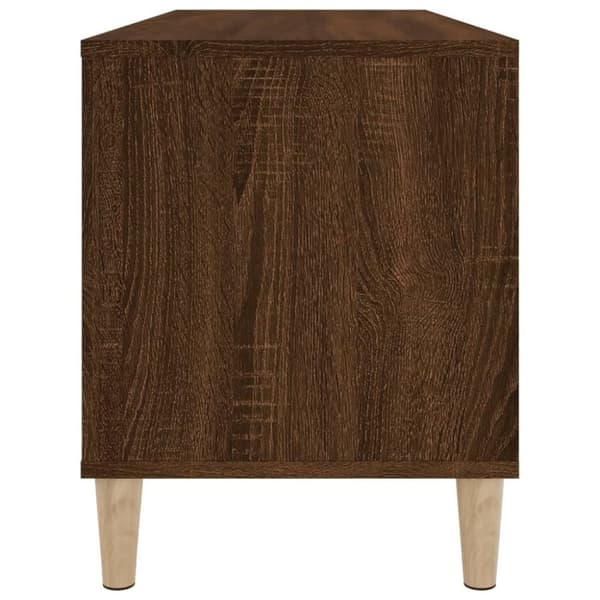 vidaXL vinylskab 100x38x48 cm konstrueret træ brun egetræsfarve