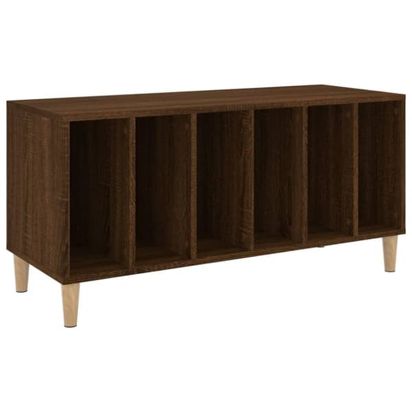 vidaXL vinylskab 100x38x48 cm konstrueret træ brun egetræsfarve