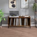 Miniatyrbillede 3 af 8: vidaXL vinylskab 100x38x48 cm konstrueret træ røget egetræsfarve