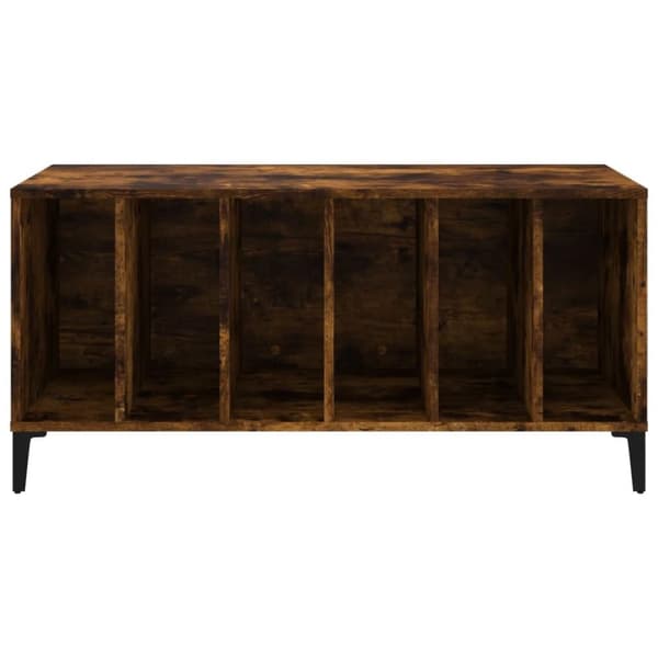 vidaXL vinylskab 100x38x48 cm konstrueret træ røget egetræsfarve