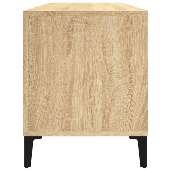 vidaXL vinylskab 100x38x48 cm konstrueret træ sonoma-eg