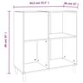 Pikkukuva 9 / 10: vidaXL LP-levyjen säilytyskaappi Sonoma-tammi 84,5x38x89 cm puu