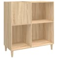 Pikkukuva 1 / 10: vidaXL LP-levyjen säilytyskaappi Sonoma-tammi 84,5x38x89 cm puu