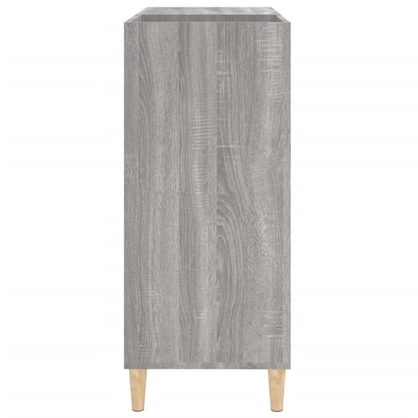 vidaXL vinylskab 84,5x38x39 cm konstrueret træ grå sonoma-eg
