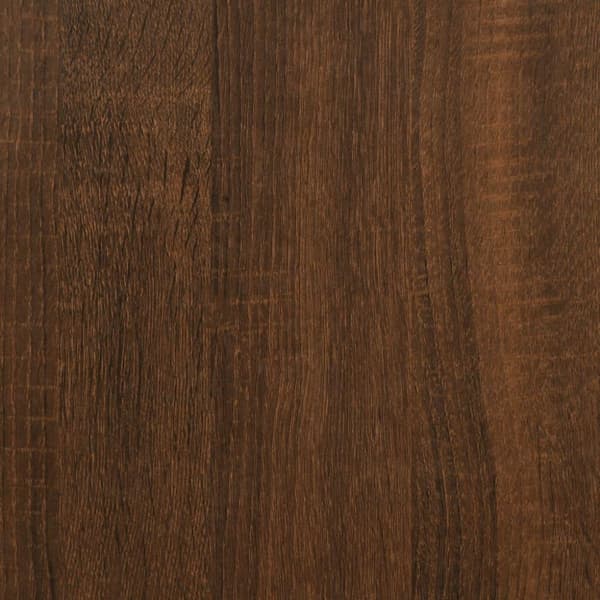 vidaXL vinylskab 84,5x38x89 cm konstrueret træ brun egetræsfarve
