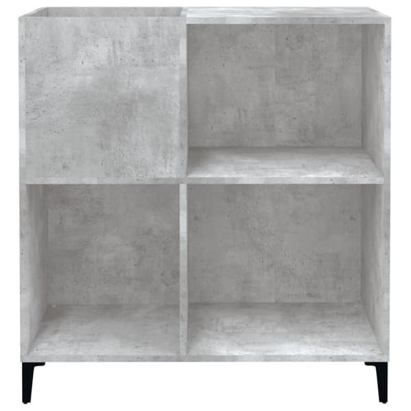 vidaXL Stereobänk betong-grå 84,5x38x89 cm konstruerat trä