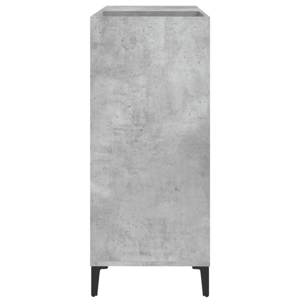 vidaXL Stereobänk betong-grå 84,5x38x89 cm konstruerat trä