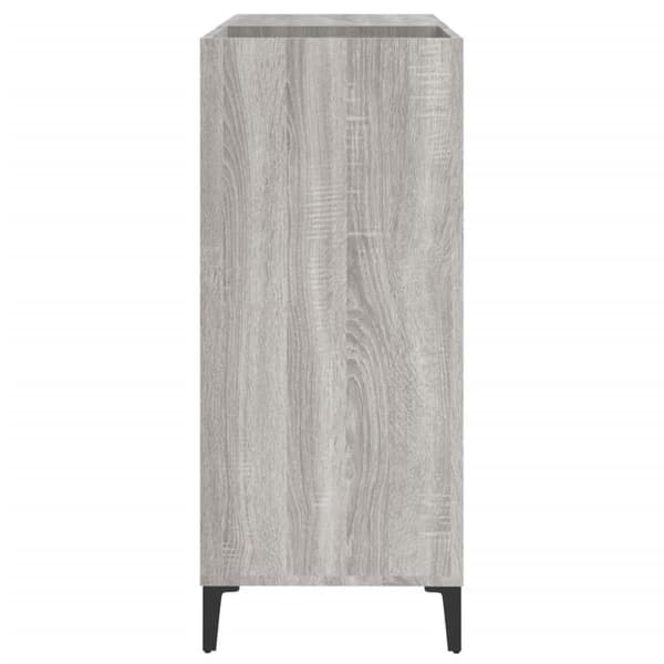 vidaXL vinylskab 84,5x38x39 cm konstrueret træ grå sonoma-eg
