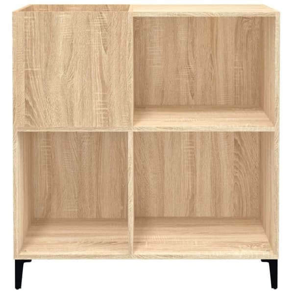vidaXL vinylskab 84,5x38x39 cm konstrueret træ sonoma-eg