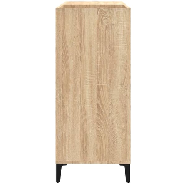 vidaXL vinylskab 84,5x38x39 cm konstrueret træ sonoma-eg