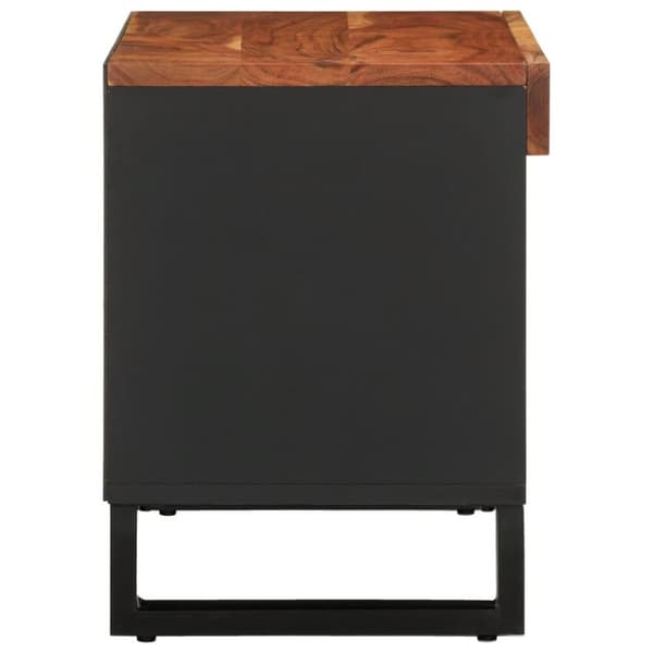 vidaXL Tv-bänk 85x33x43,5 cm massivt återvunnet trä