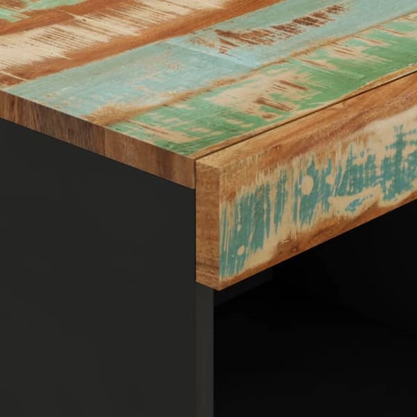 vidaXL Tv-bänk 85x33x43,5 cm massivt återvunnet trä