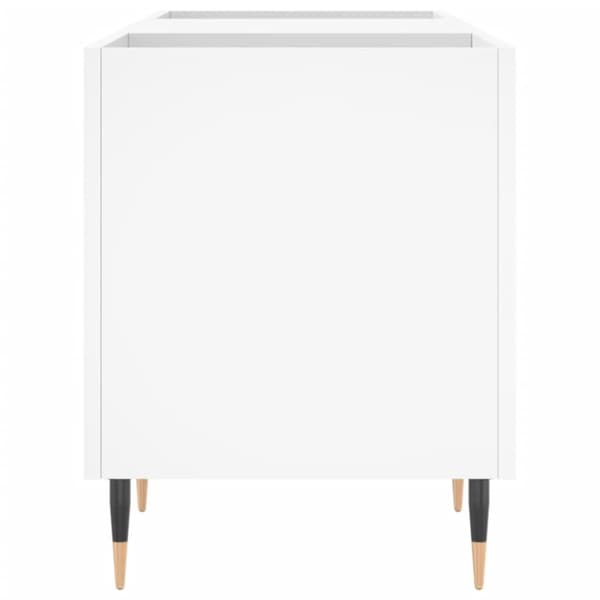vidaXL vinylskab 121x38x48 cm konstrueret træ hvid