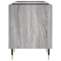 Miniatyrbilde 5 av 9: vidaXL Hifi-benk grå sonoma 121x38x48 cm konstruert tre