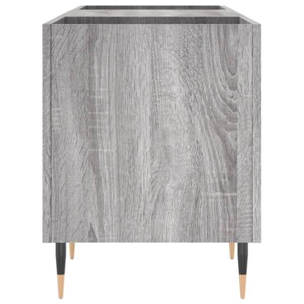 vidaXL Hifi-benk grå sonoma 121x38x48 cm konstruert tre
