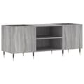 Miniatyrbilde 1 av 9: vidaXL Hifi-benk grå sonoma 121x38x48 cm konstruert tre