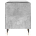 Miniatyrbilde 5 av 9: vidaXL Hifi-benk betonggrå 121x38x48 cm konstruert tre