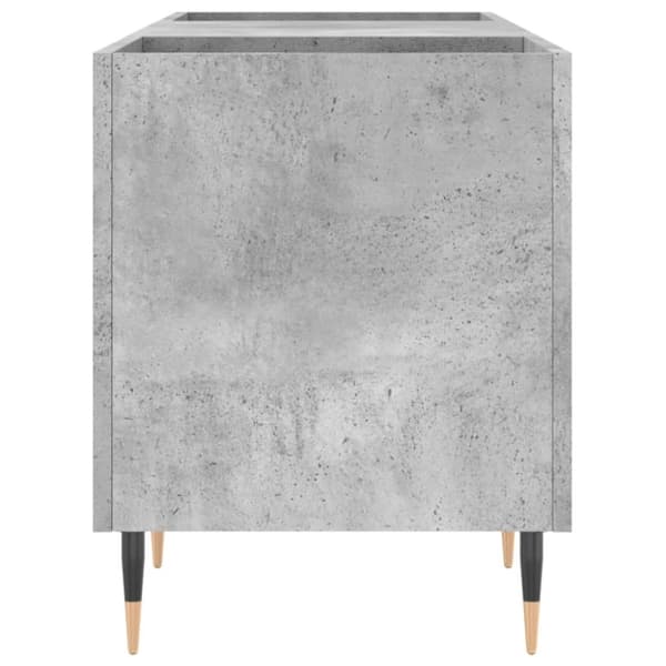 vidaXL Hifi-benk betonggrå 121x38x48 cm konstruert tre