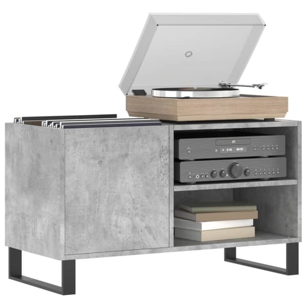 vidaXL vinylskab 85x38x48 cm konstrueret træ betongrå
